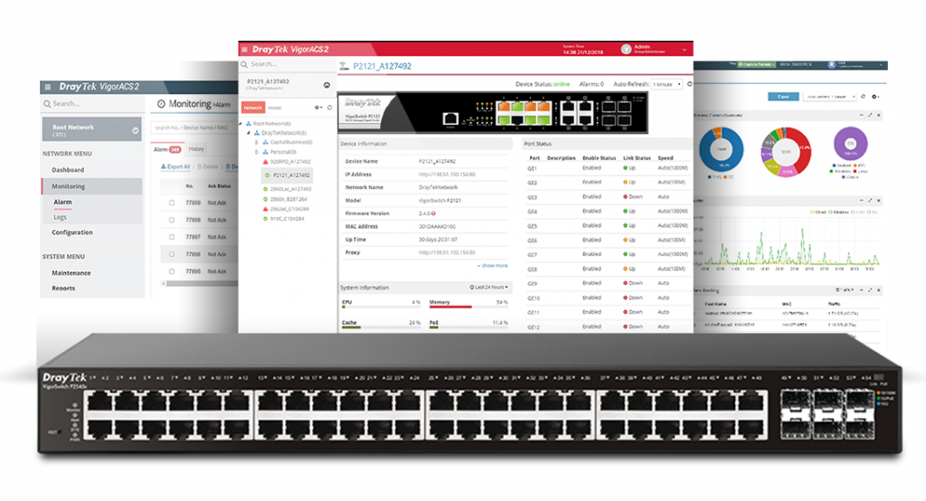Serveur DHCP dans les VigorSwitch L2+