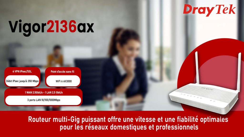 Découvrez le Vigor2136ax de DrayTek : Le routeur qui révolutionne votre connexion internet