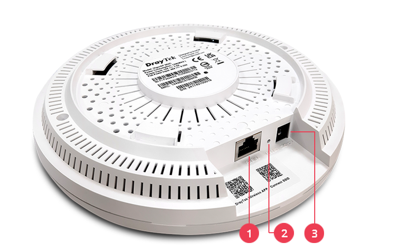 Connectique du VigorAP 962C