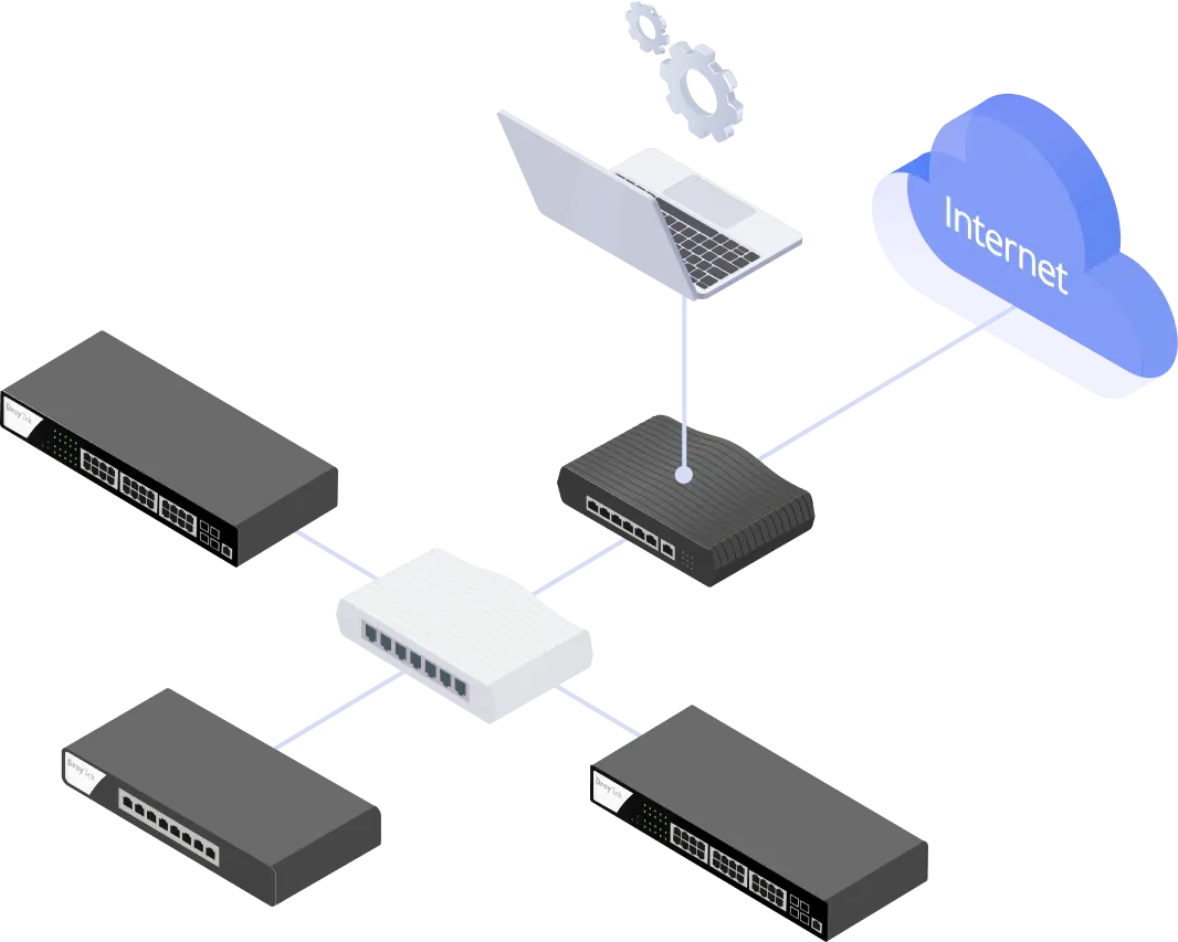 Switch management DrayTek