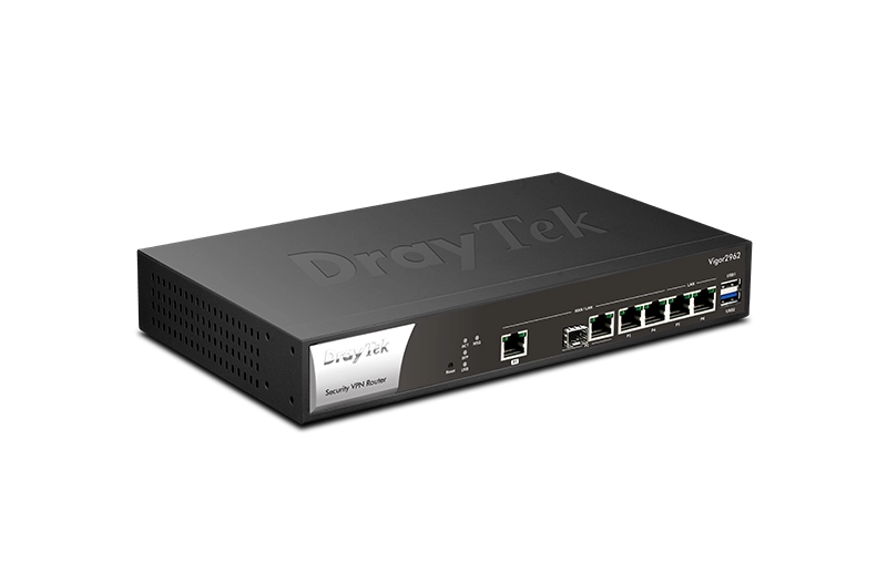 Le DrayTek Vigor2962 est un routeur performant conçu pour répondre aux besoins des réseaux d'entreprise. Voici une présentation de ses caractéristiques principales et de ses fonctionnalités.